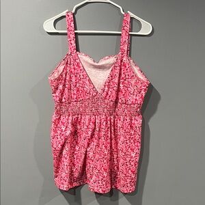 AMAZON Pink Floral Women's Top